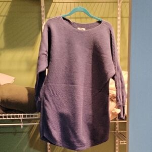 Charter Club Women's Navy Crew Neck Sweater